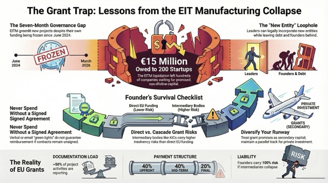 EIT Manufacturing Liquidation | Startups Are Waiting For EU Funding That Will Never Come