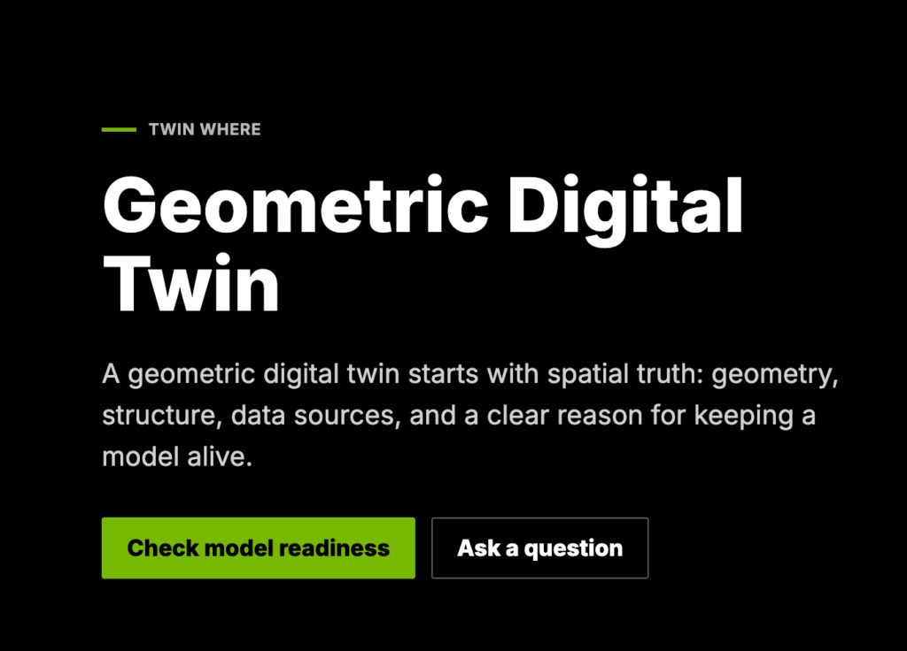 Twin Where - Geometric digital twin | PRESS RELEASE 2 Twin Where - Geometric digital twin | PRESS RELEASE